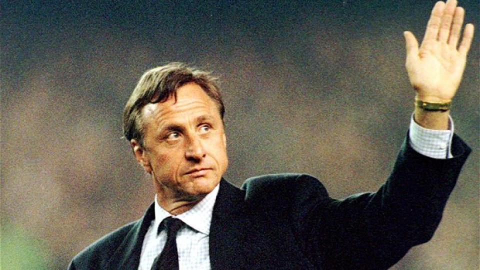 El adios de  la leyenda del futbol  Johan Cruyff