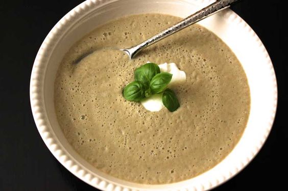 Crema de berenjenas y calabacín, fácil y rica