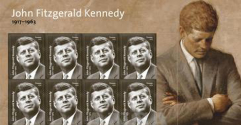 Conmemoran en Usa, con estampilla, el próximo centenario de JFK