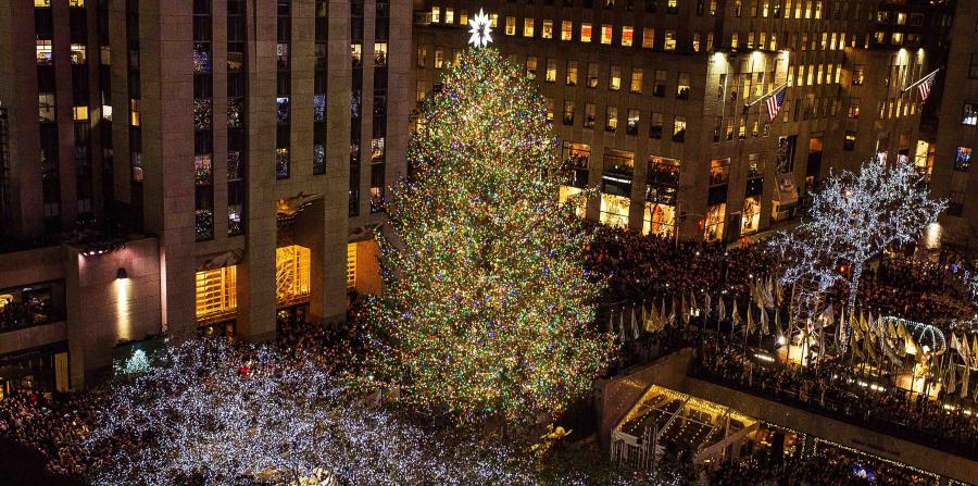 La Navidad llegó a New York con el árbol del Rockefeller Center