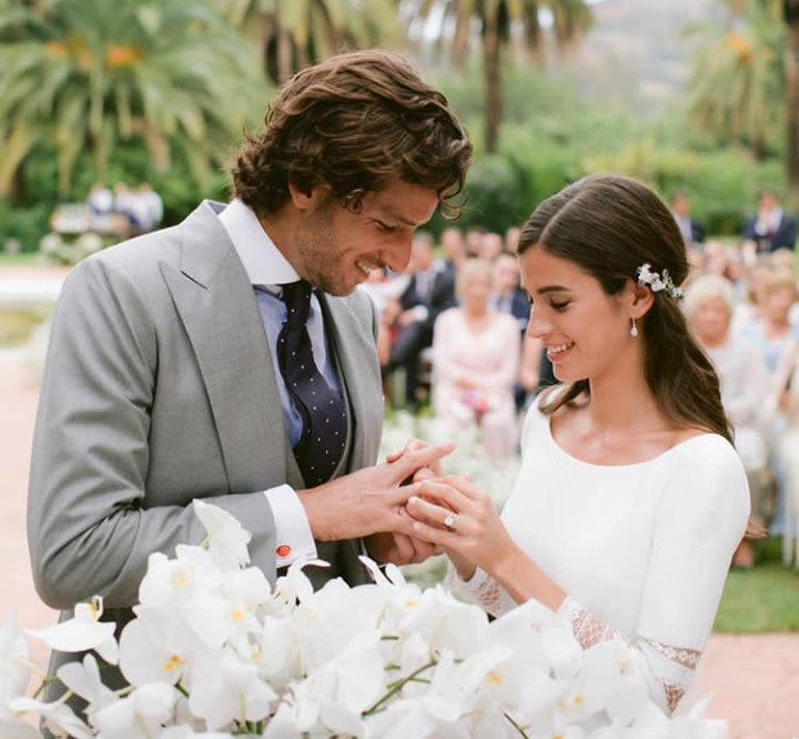 La encantadora boda de Feliciano López y Sandra Gago