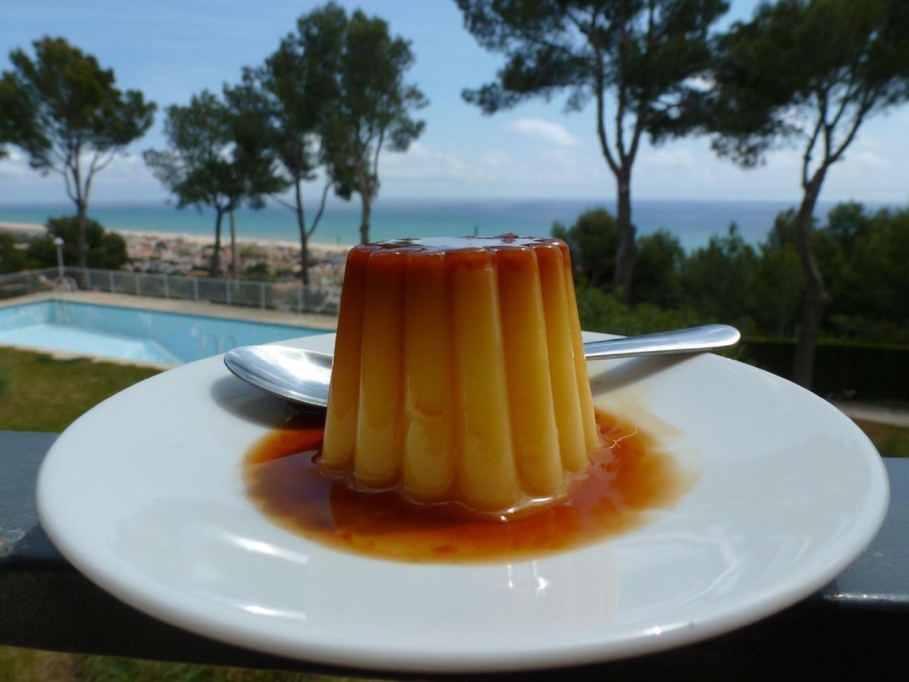 Flan de Champagne ¡superbe!