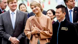 La reina Máxima enferma en China