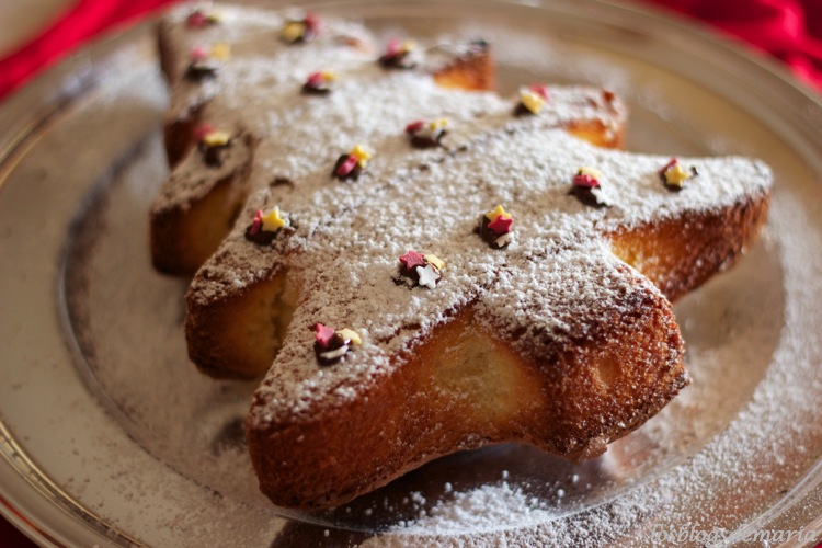 Un muy casero bizcocho de Navidad