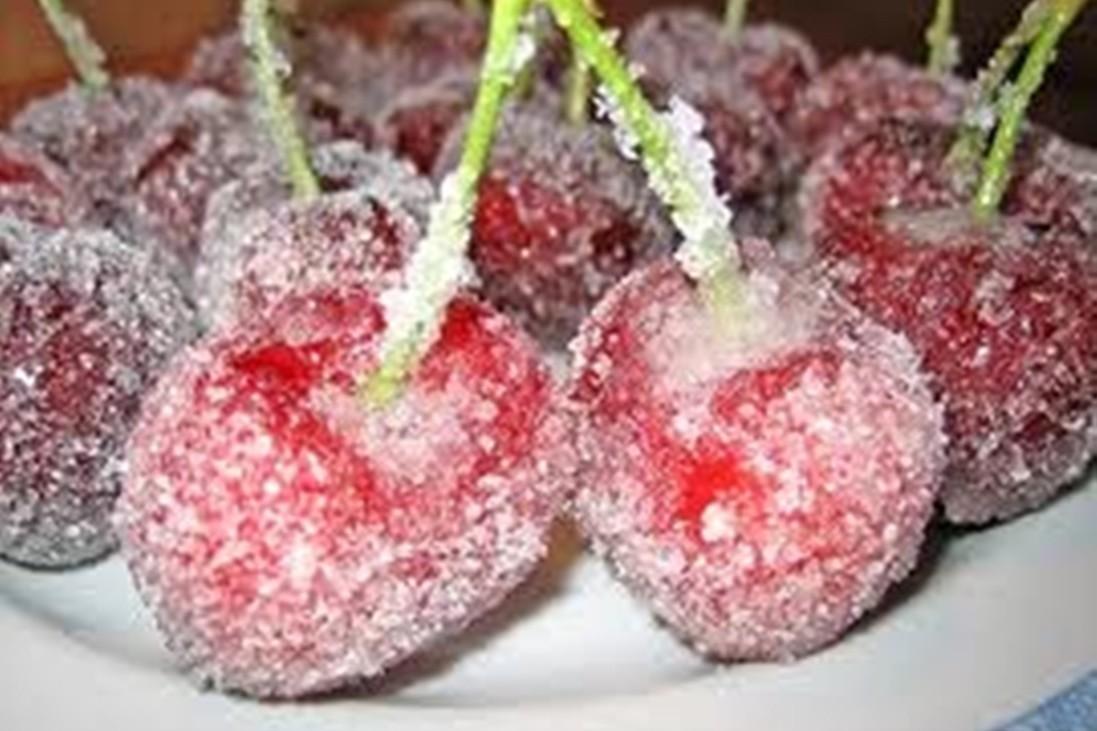 Para fín de año las muy chic uvas escarchadas