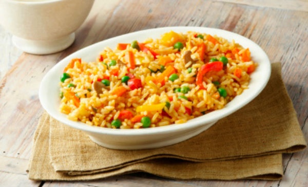 Arroz brasileño típico de Navidad