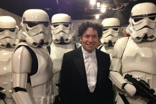 Dudamel dirigió parte de la música de Star Wars VII