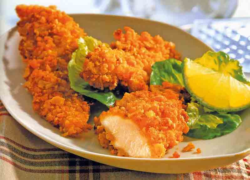 Pollo a la sureña, que rico !!