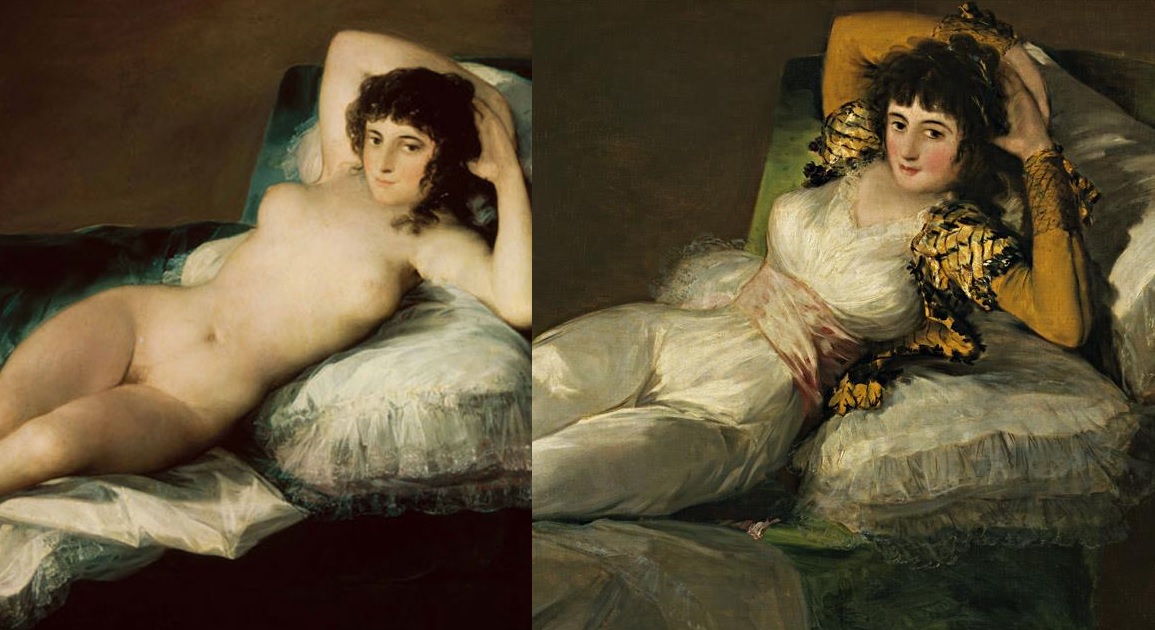 Las majas de Goya