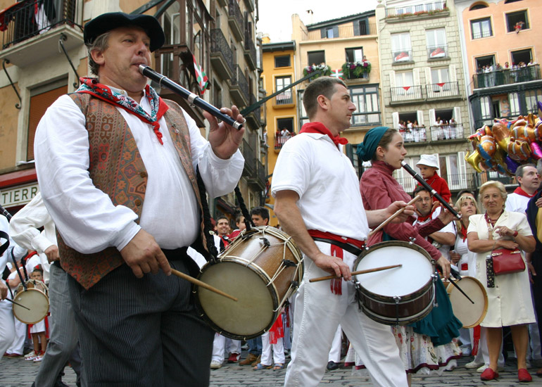 La celebración en España de los sanfermines