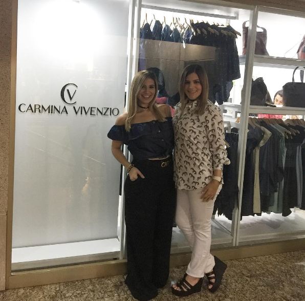 Diseñadora Carmina Vivenzio inaugura la primera tienda de su marca