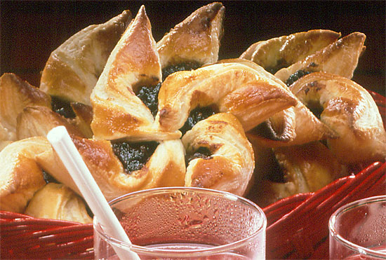 Joulutorttu los pasteles típicos  de la Navidad en Finlandia