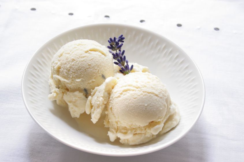Helado de lavanda, très chic!