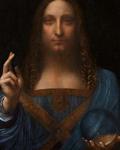Jesús pintado por Da Vinci el cuadro más caro de la historia