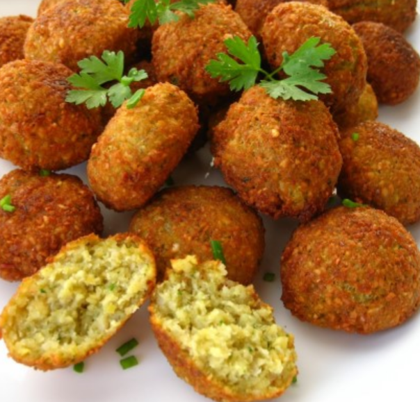 Indudablemente divino, receta del falafel