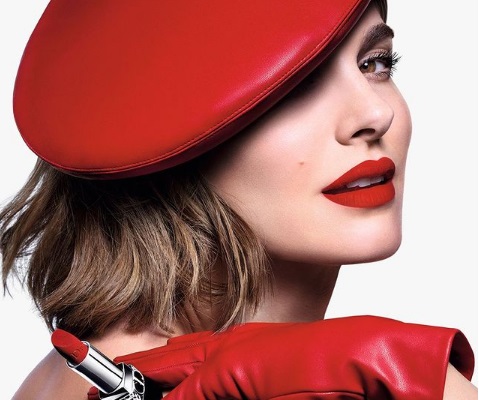 Natalie Portman para Dior Makeup ¡El chic Rouge Dior!