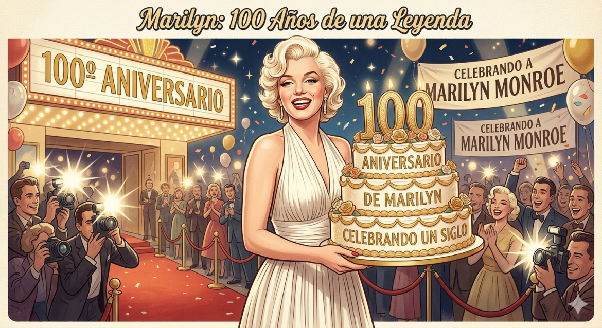 Marilyn Monroe, 100 años de una leyenda inolvidable