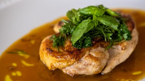 Receta del Poulet à la moutarde